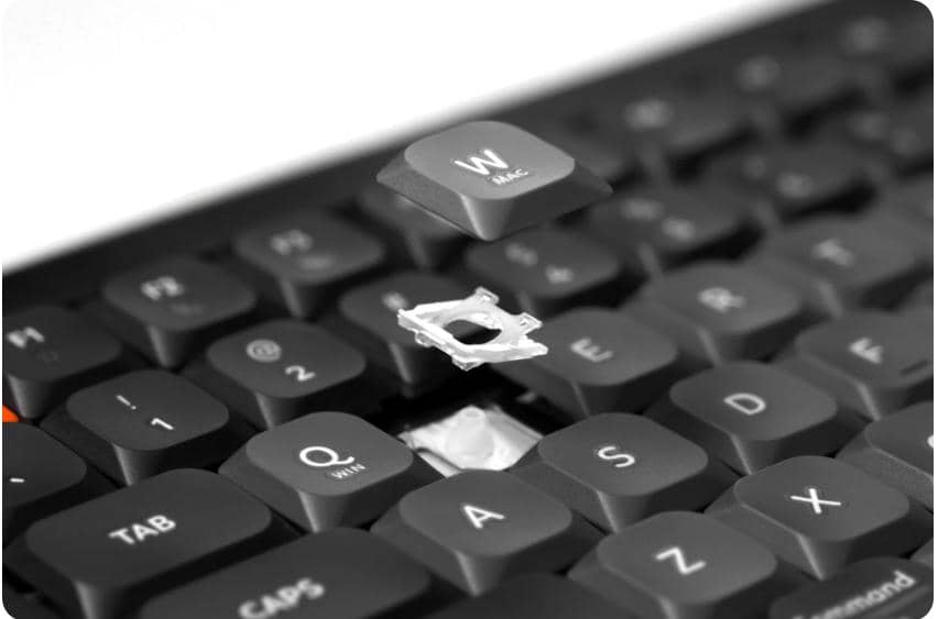 Bàn phím không dây HyperWork SilentKey HPW-TS01-BLK Đen 4