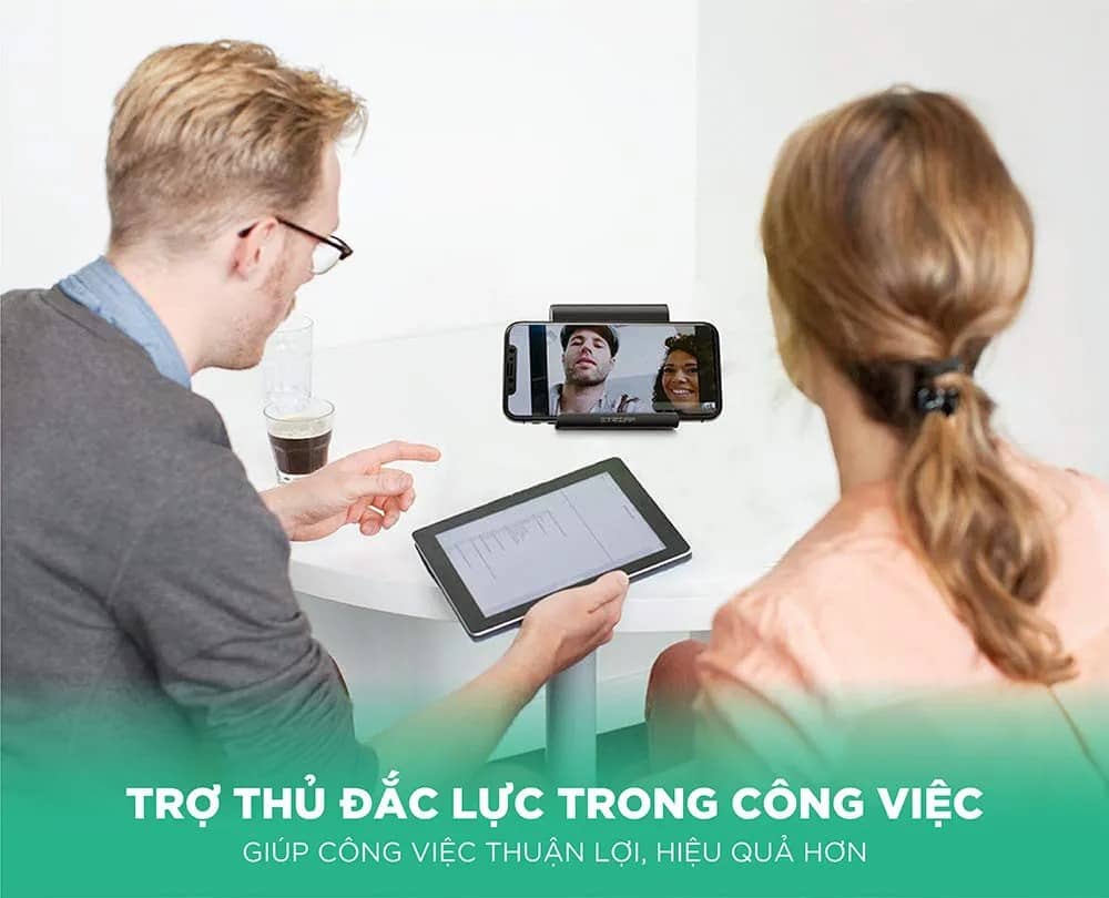 Giá đỡ điện thoại, máy tính bảng Ugreen 50747 màu đen 2