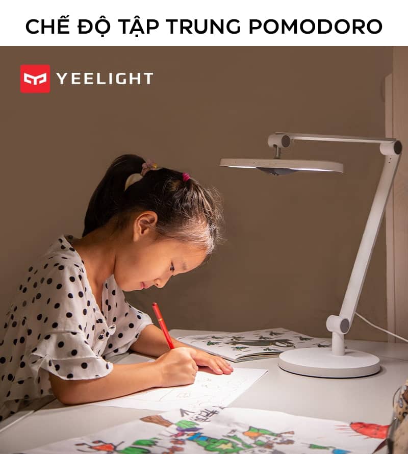 Đèn bàn thông minh Yeelight Desk Lamp V1 Pro - Màu trắng - Phiên bản US (2022)