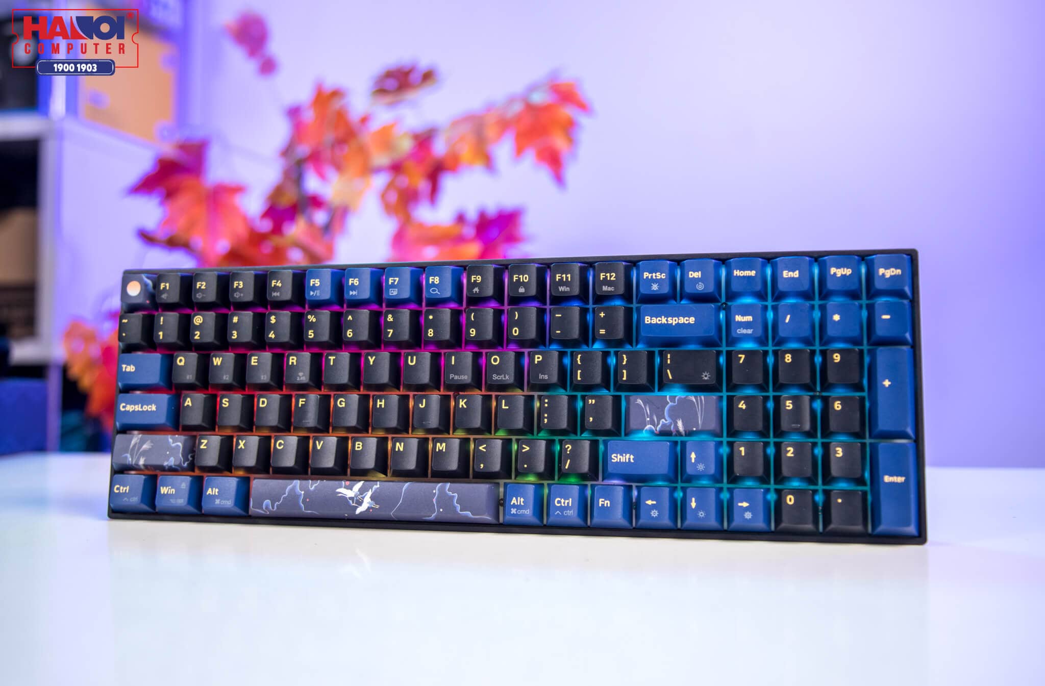 Bàn phím cơ không dây Newmen GM1000 White sw (KailhBox Axis) (USB) 2