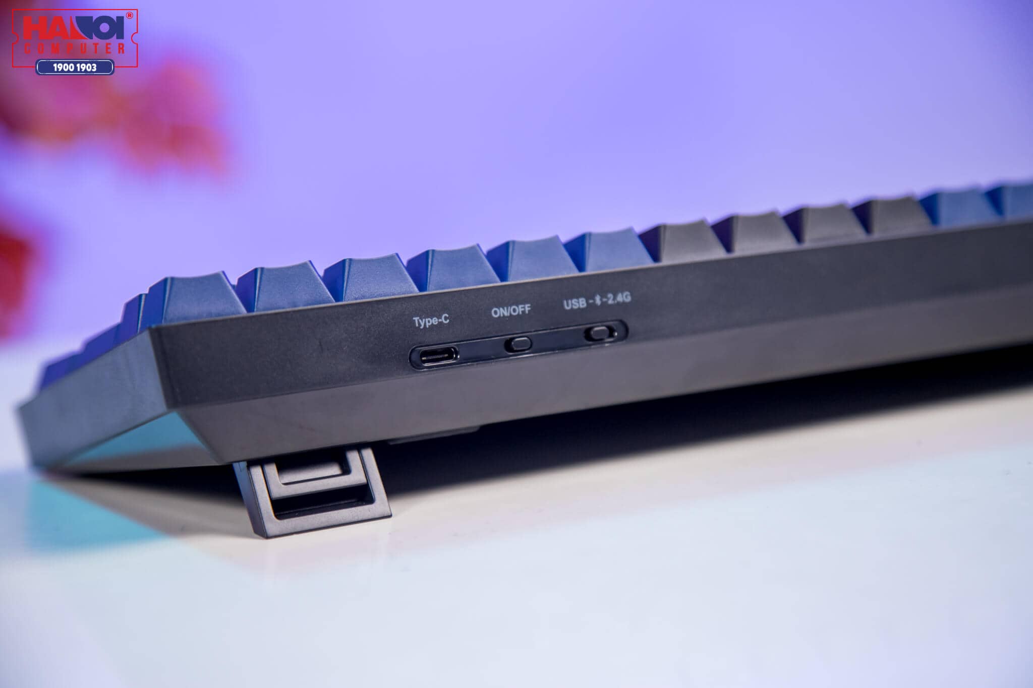 Bàn phím cơ không dây Newmen GM1000 White sw (KailhBox Axis) (USB) 3