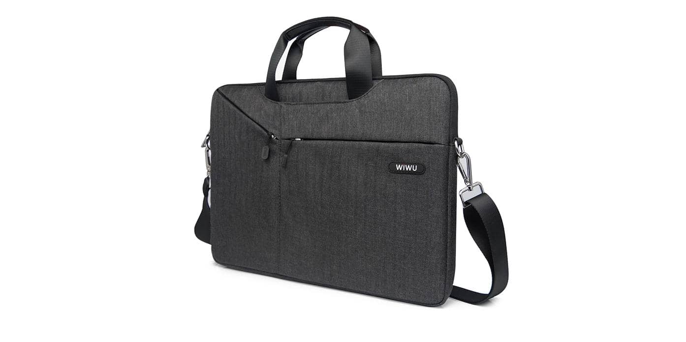 Cặp Laptop chống sốc WiWu Gent Business handbag 13.3 inch màu đen 3