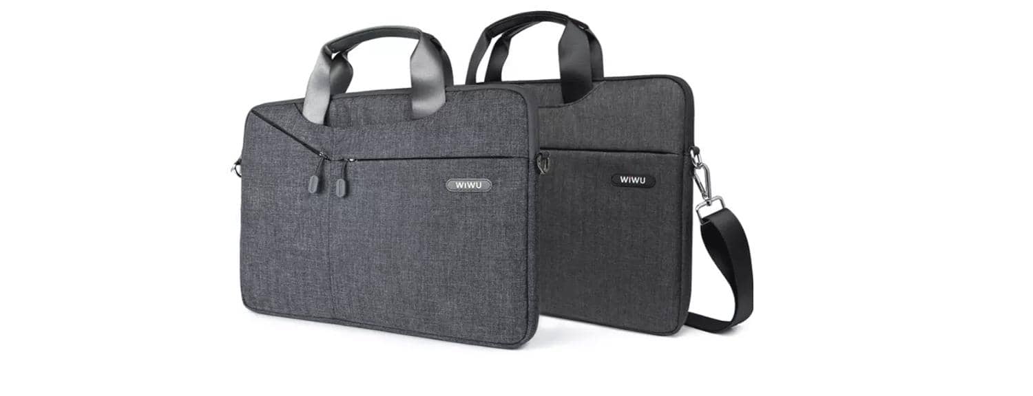 Cặp Laptop chống sốc WiWu City Commuter bag 13.3 inch màu xám 3