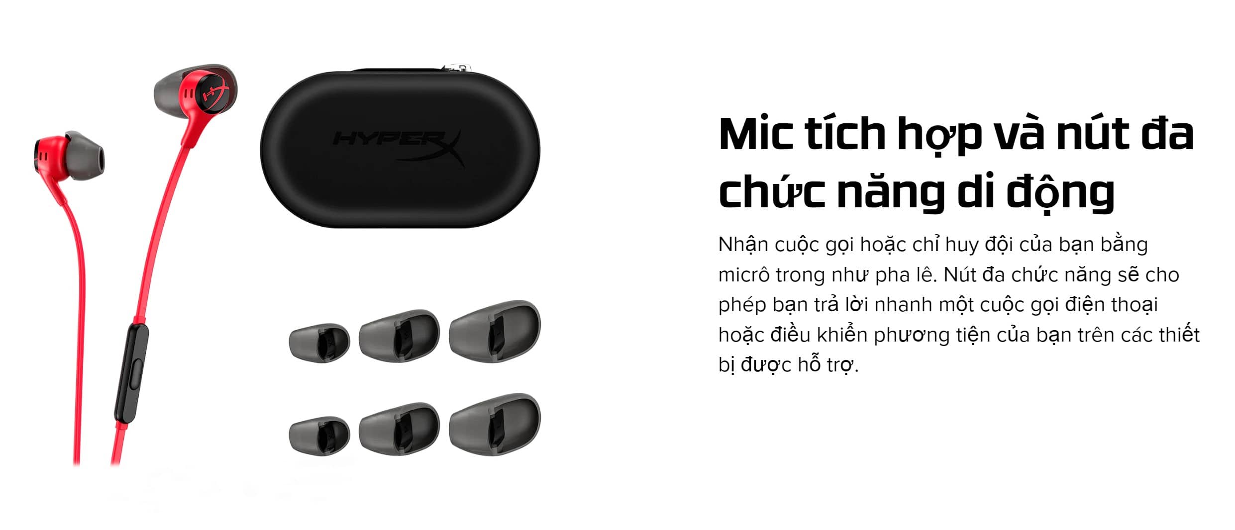 Tai Nghe Gaming có dây HP Cloud Earbuds II 70N24AA