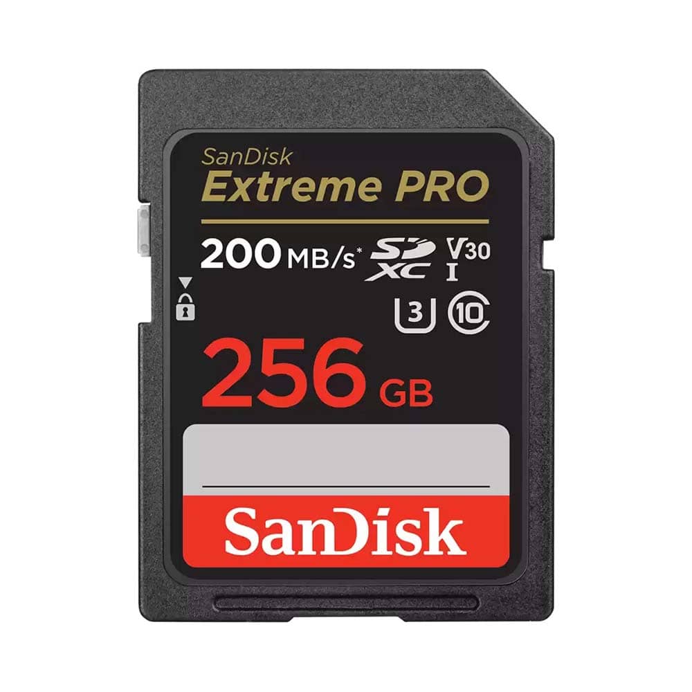 Thẻ nhớ Sandisk 256GB SDXC Extreme Pro, 200MB/s R, (SDSDXXD-256G-GN4IN)