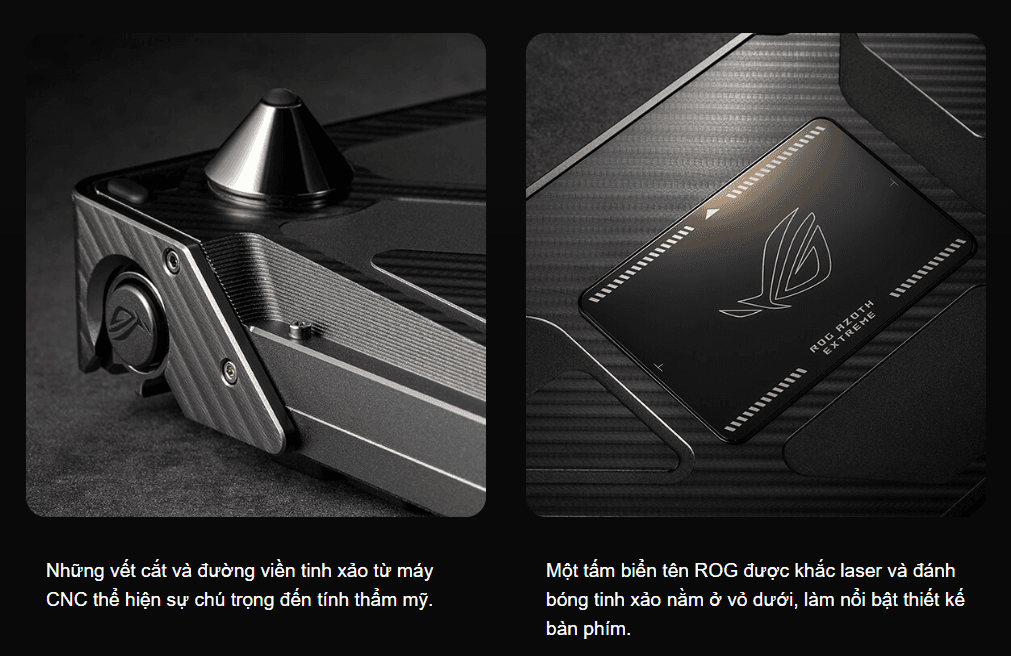 Bàn phím cơ gaming không dây ASUS ROG Azoth Extreme 6