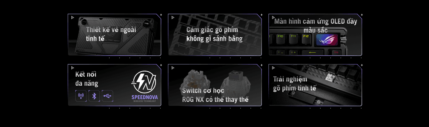 Bàn phím cơ gaming không dây ASUS ROG Azoth Extreme 2