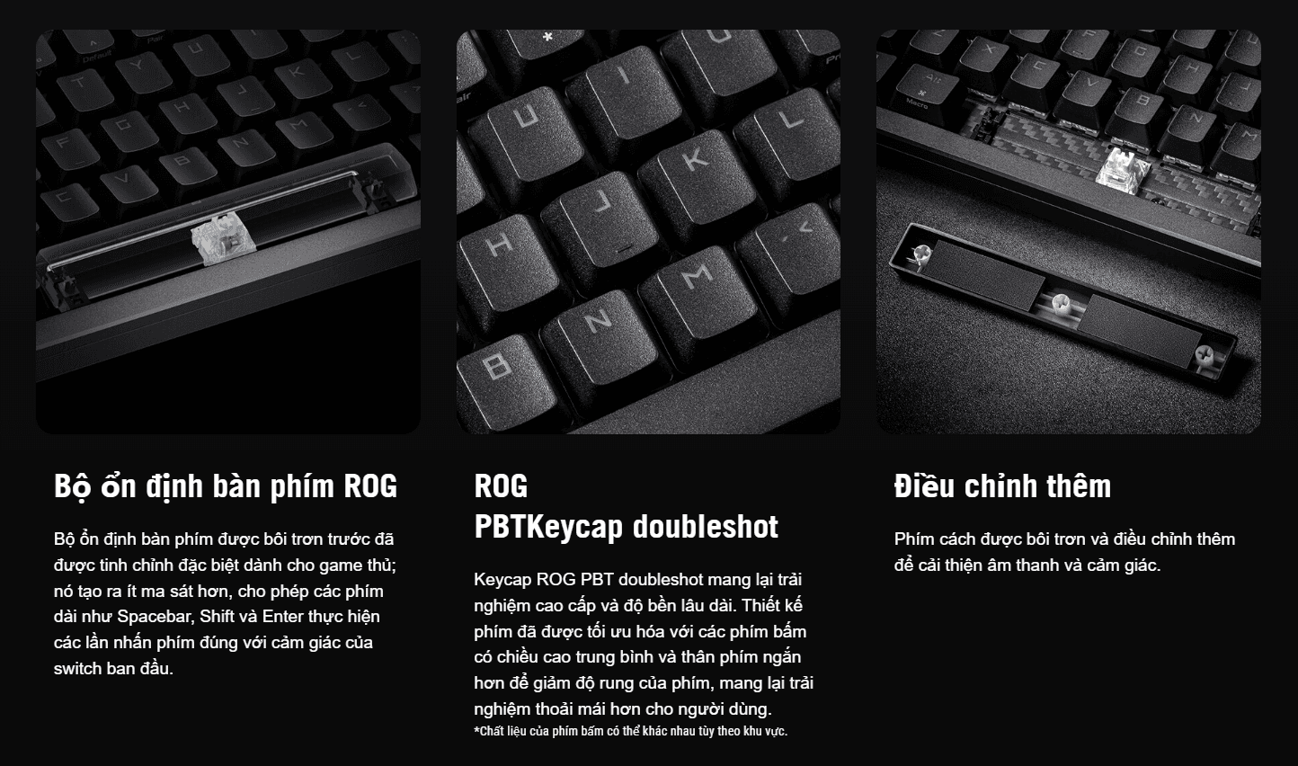 Bàn phím cơ gaming không dây ASUS ROG Azoth Extreme 21