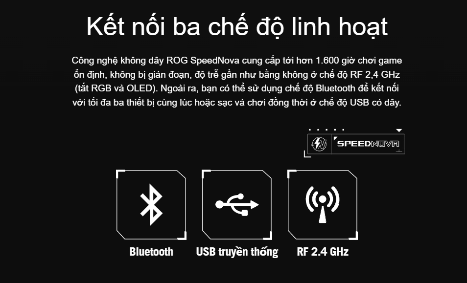 Bàn phím cơ gaming không dây ASUS ROG Azoth Extreme 16