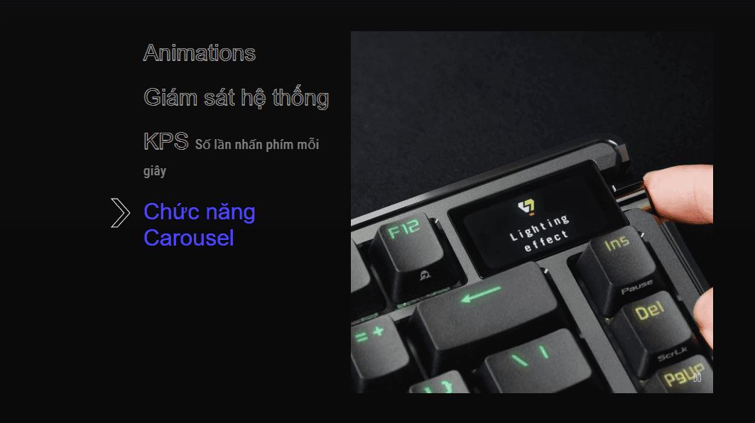 Bàn phím cơ gaming không dây ASUS ROG Azoth Extreme 15