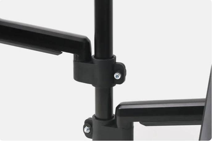 Giá đỡ màn hình đôi HyperWork P1 Dual HPW-DPA01-BLK Đen