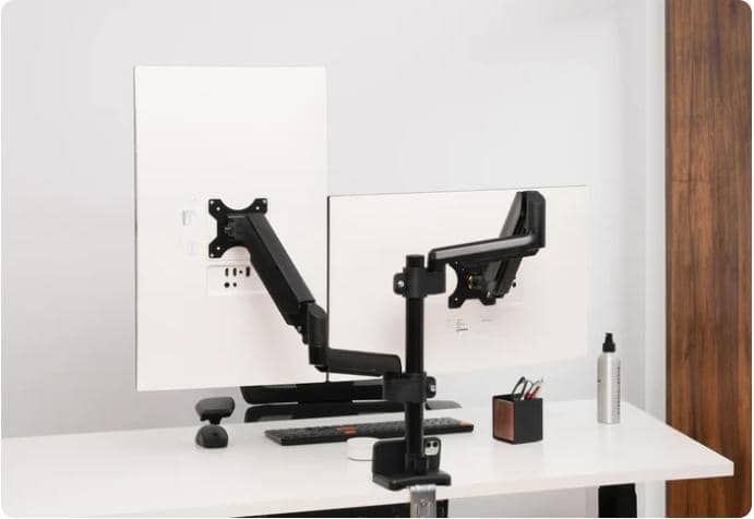 Giá đỡ màn hình đôi HyperWork P1 Dual HPW-DPA01-BLK Đen 5