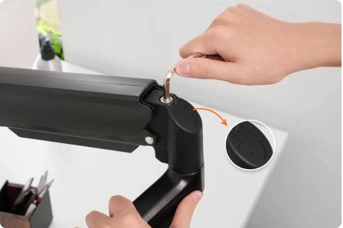 Giá đỡ màn hình đôi HyperWork P1 Dual HPW-DPA01-BLK Đen 6