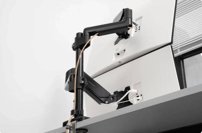 Giá đỡ màn hình đôi HyperWork P1 Dual HPW-DPA01-BLK Đen 7