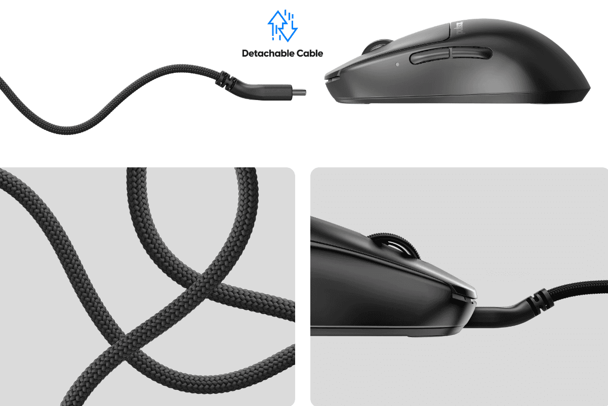 Chuột có dây Pulsar X2 Wired Medium Black 7