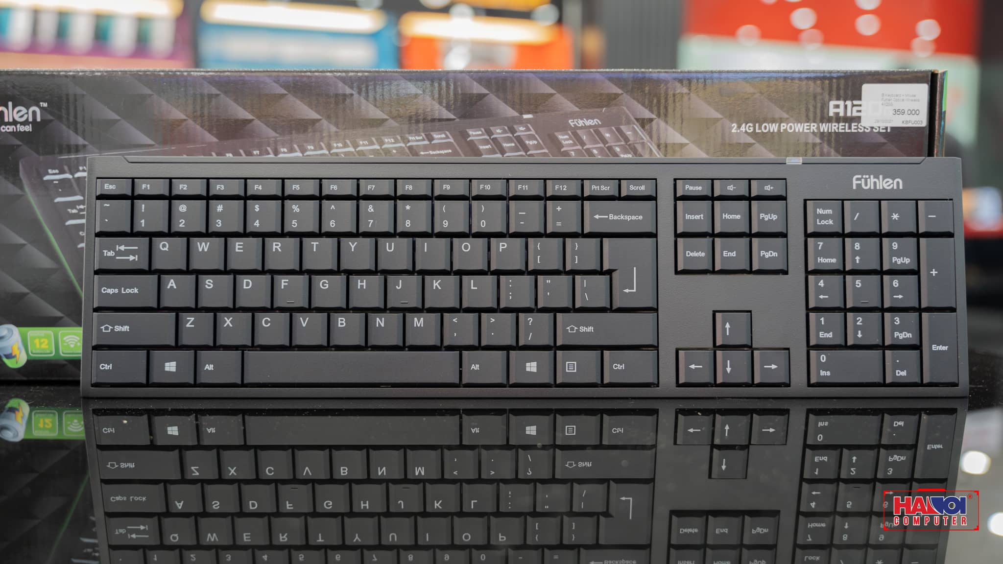 Bộ bàn phím chuột Fuhlen Optical Wireless A120G