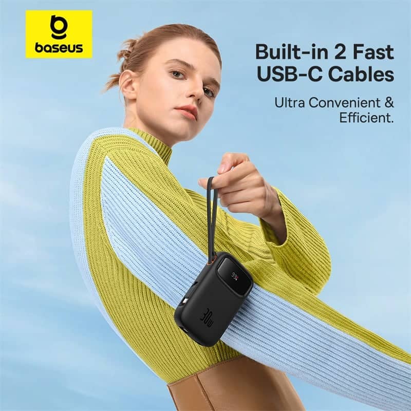 Sạc dự phòng hiệu Baseus QPow 2 Digital Display Fast-Charging 20000mAh 30W