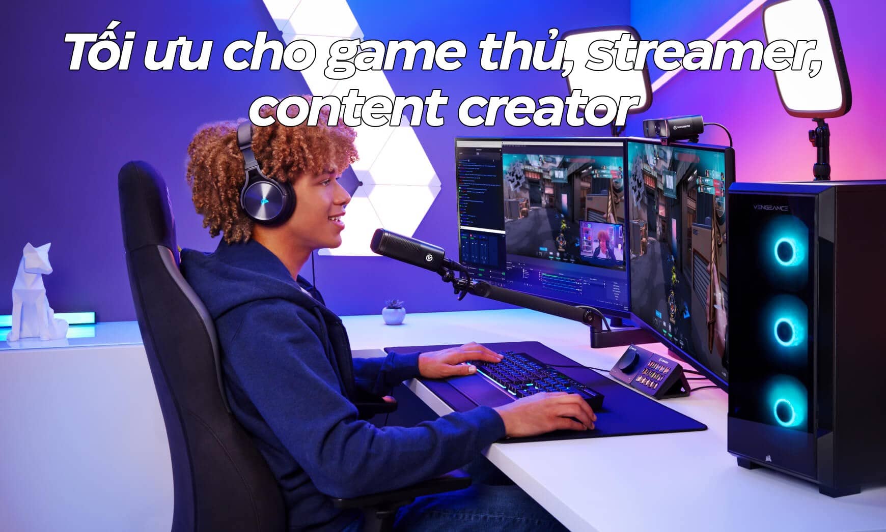 Thiết bị truyền hình ảnh Elgato Facecam Pro (10WAB9901)