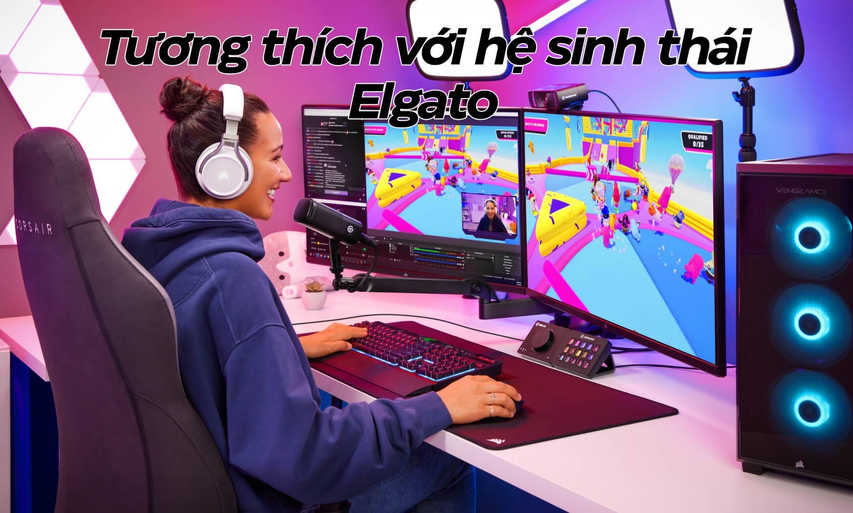 Thiết bị truyền hình ảnh Elgato Facecam Pro (10WAB9901)