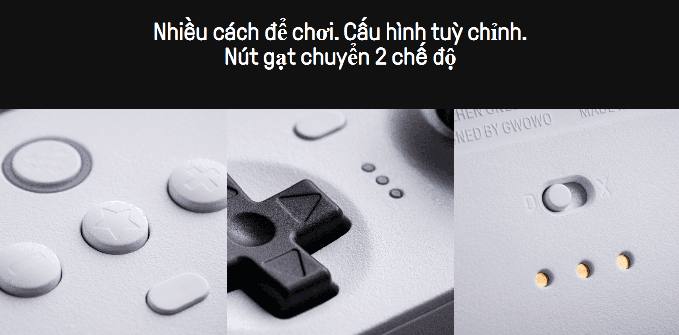 Tay cầm chơi game 8BitDo Ultimate 2.4G Wireless Controller kèm Dock Sạc 5