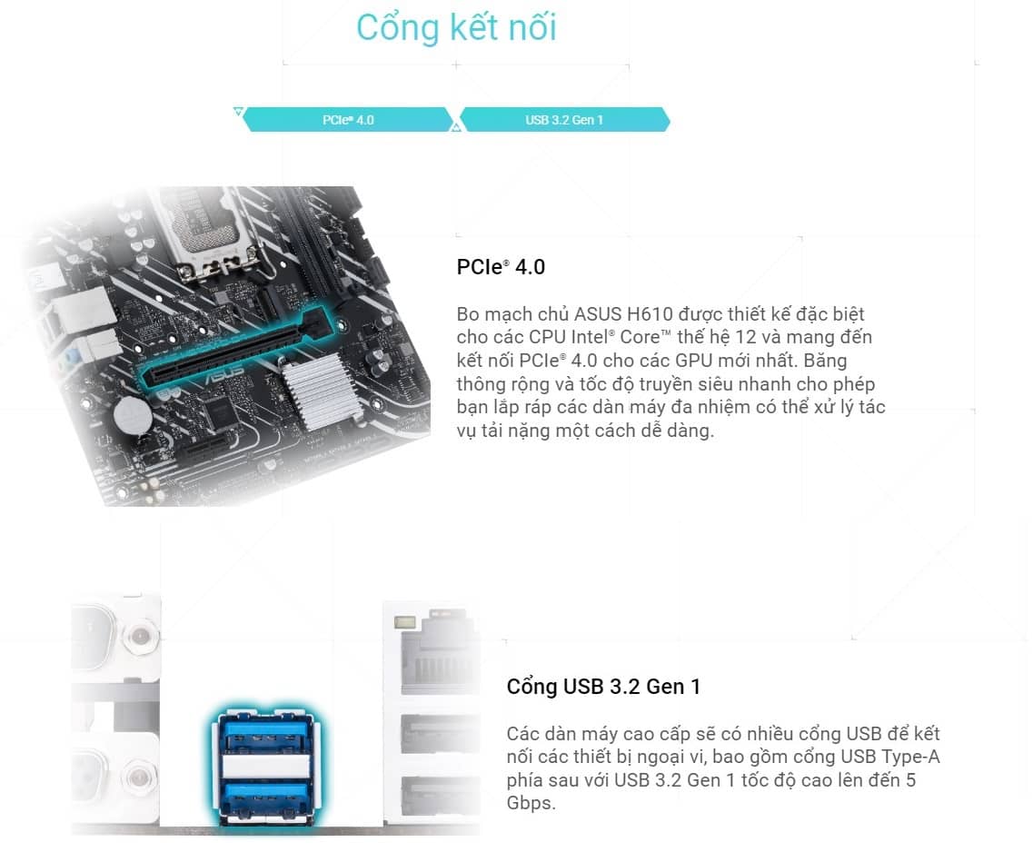 Mainboard Asus PRIME H610M-E D4