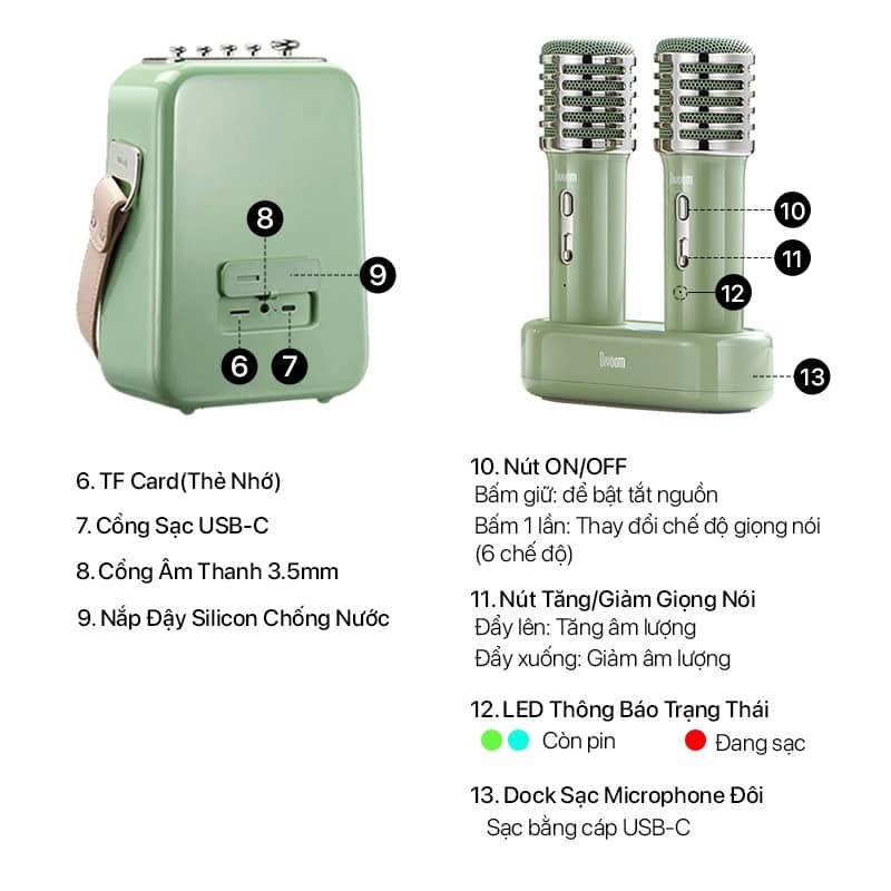 Loa di động Divoom SongBird HQ