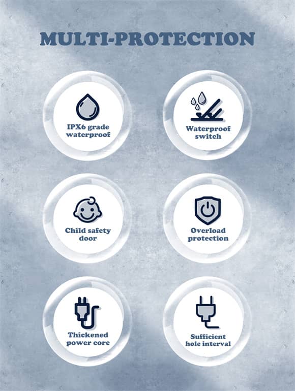 Ổ cắm điện đa năng LDNIO SC5614 - 05 chấu + 06 cổng USB - Chuẩn chân cắm EU