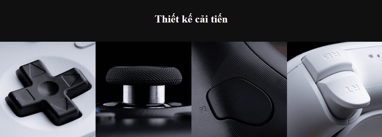 Tay cầm chơi game 8BitDo Ultimate 3-mode Controller for Xbox Kèm Dock Sạc Màu Đen 7
