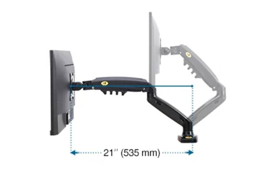 Giá đỡ màn máy tính North Bayou F160 Màu trắng