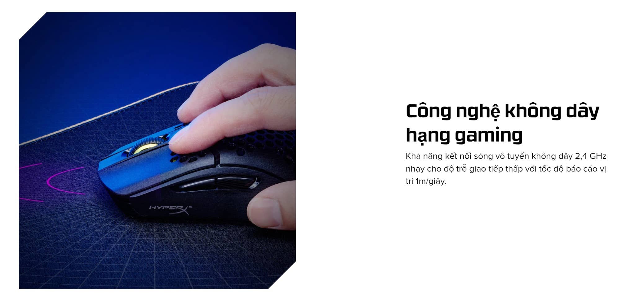 Chuột Gaming không dây HP HyperX Pulsefire Haste Wireless