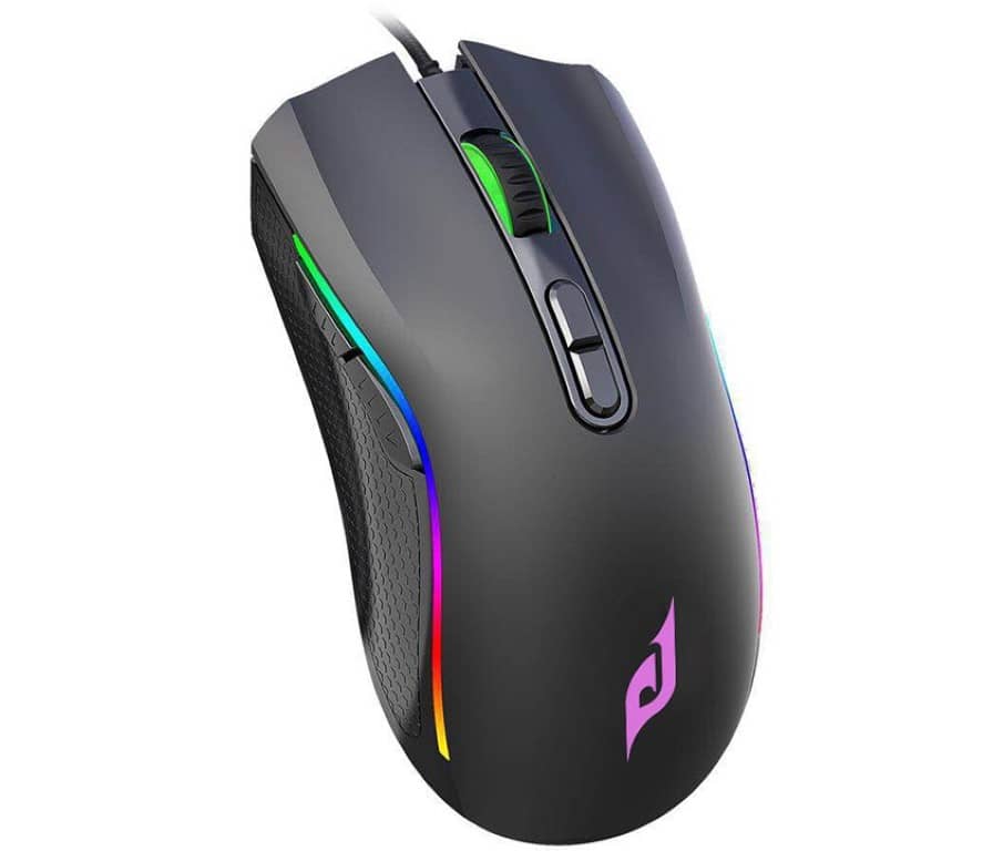 Chuột Edra EM624 đen (USB)