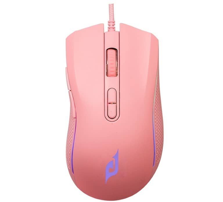 Chuột Edra EM624 hồng (USB)