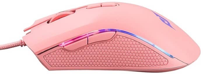 Chuột Edra EM624 hồng (USB)