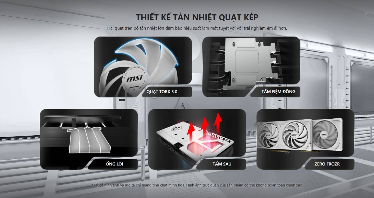 Hệ thống làm mát TORX Fan 5.0 – Hiệu suất tản nhiệt tối ưu