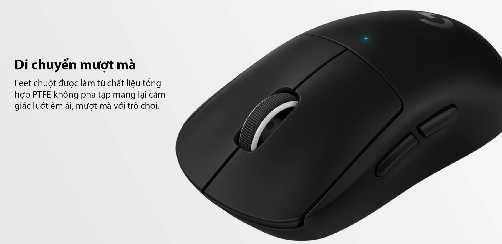 Chuột không dây Logitech Pro X Superlight Black (USB/Đen/910-005882) 6