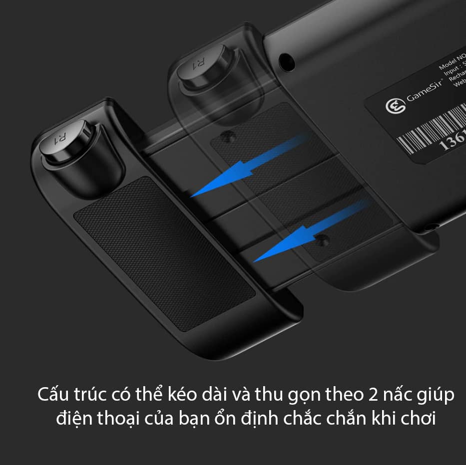 Tay cầm chơi game không dây Gamesir G6 Bluetooth Mobile Gaming Controller 8