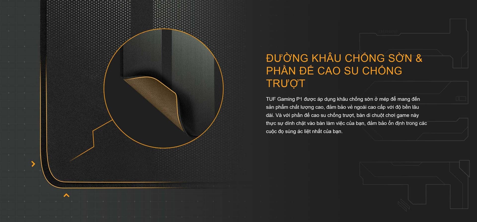 Bàn di chuột Gaming Asus TUF Gaming P1 260mm X 360mm