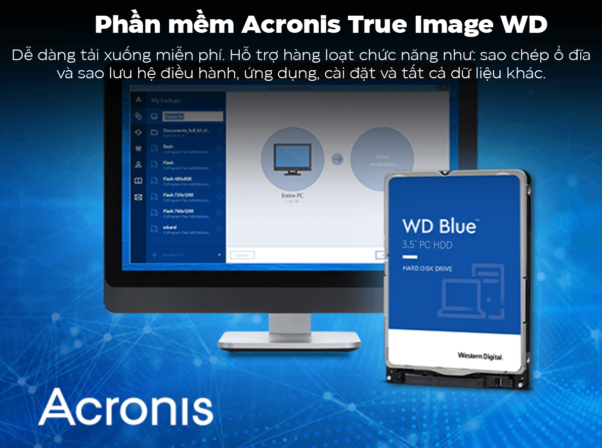 Ổ cứng HDD WD Blue 3.5 inch