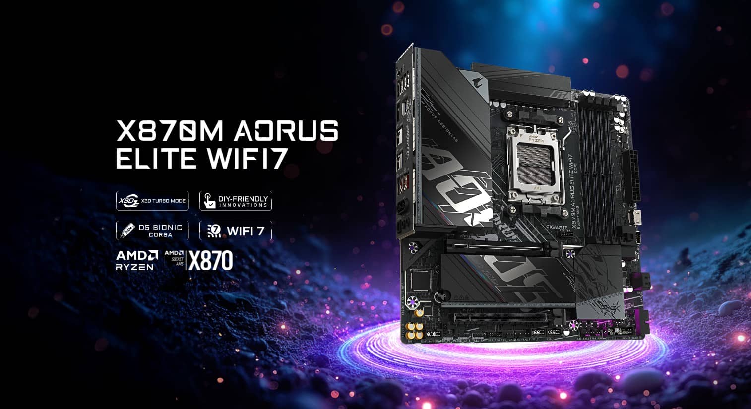 Mainboard Gigabyte X870M AORUS ELITE WIFI7