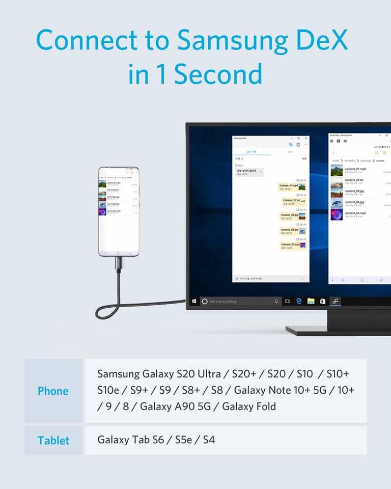 Cáp Anker USB-C to USB-C 240W 0.9M Dây Bện Cao Cấp A82E2H11 5