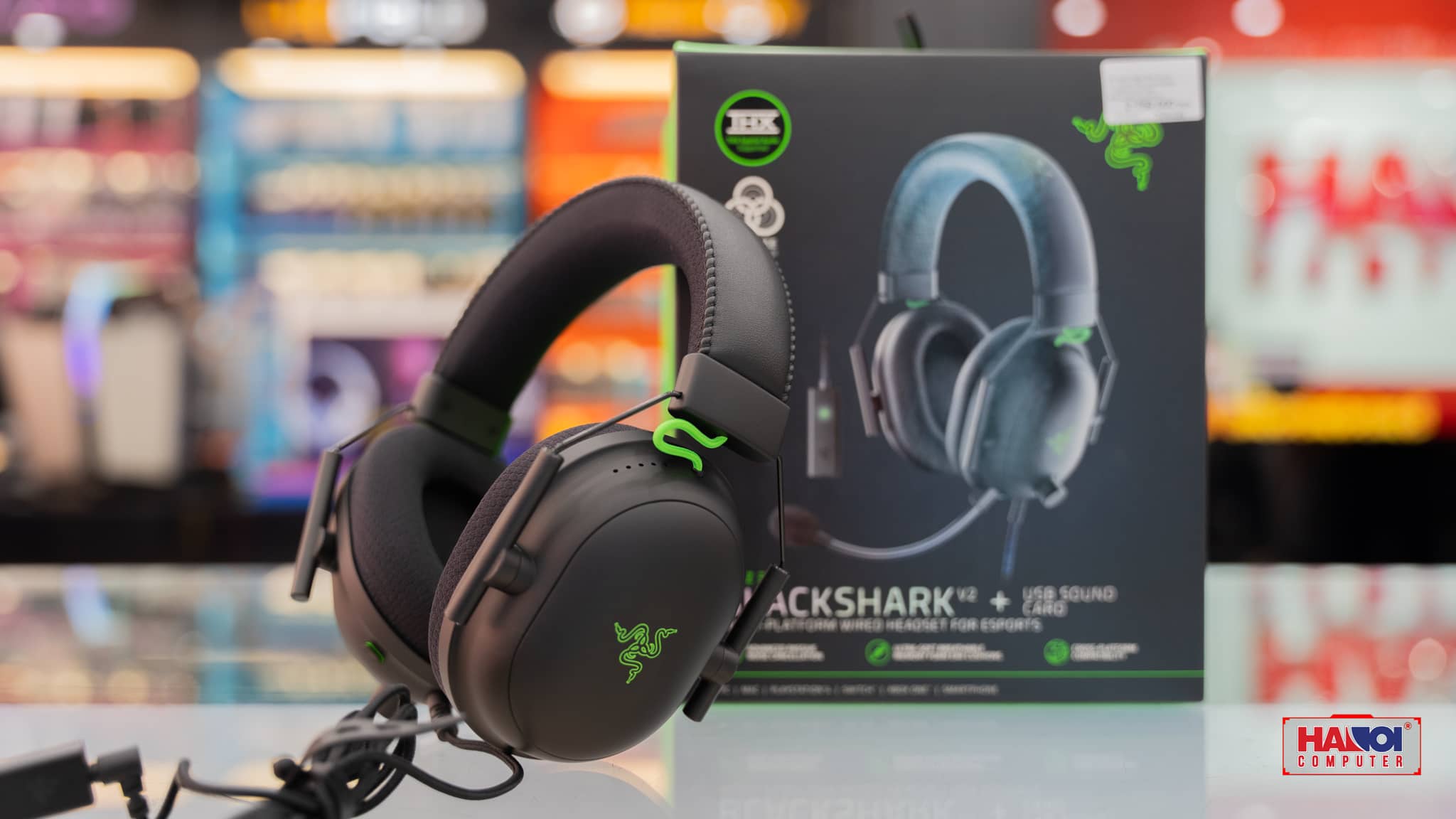 Tai nghe Razer BlackShark V2 - Wired Gaming Headset + USB Sound Card - RZ04-03230100-R3M1