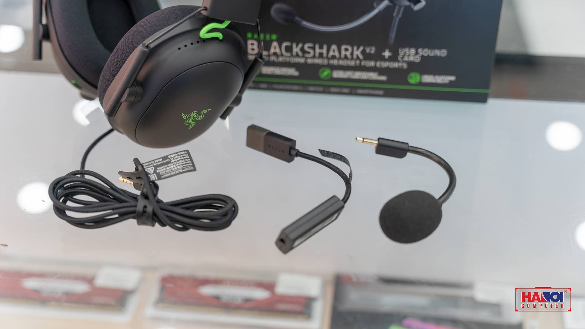 Tai nghe Razer BlackShark V2 - Wired Gaming Headset + USB Sound Card - RZ04-03230100-R3M1
