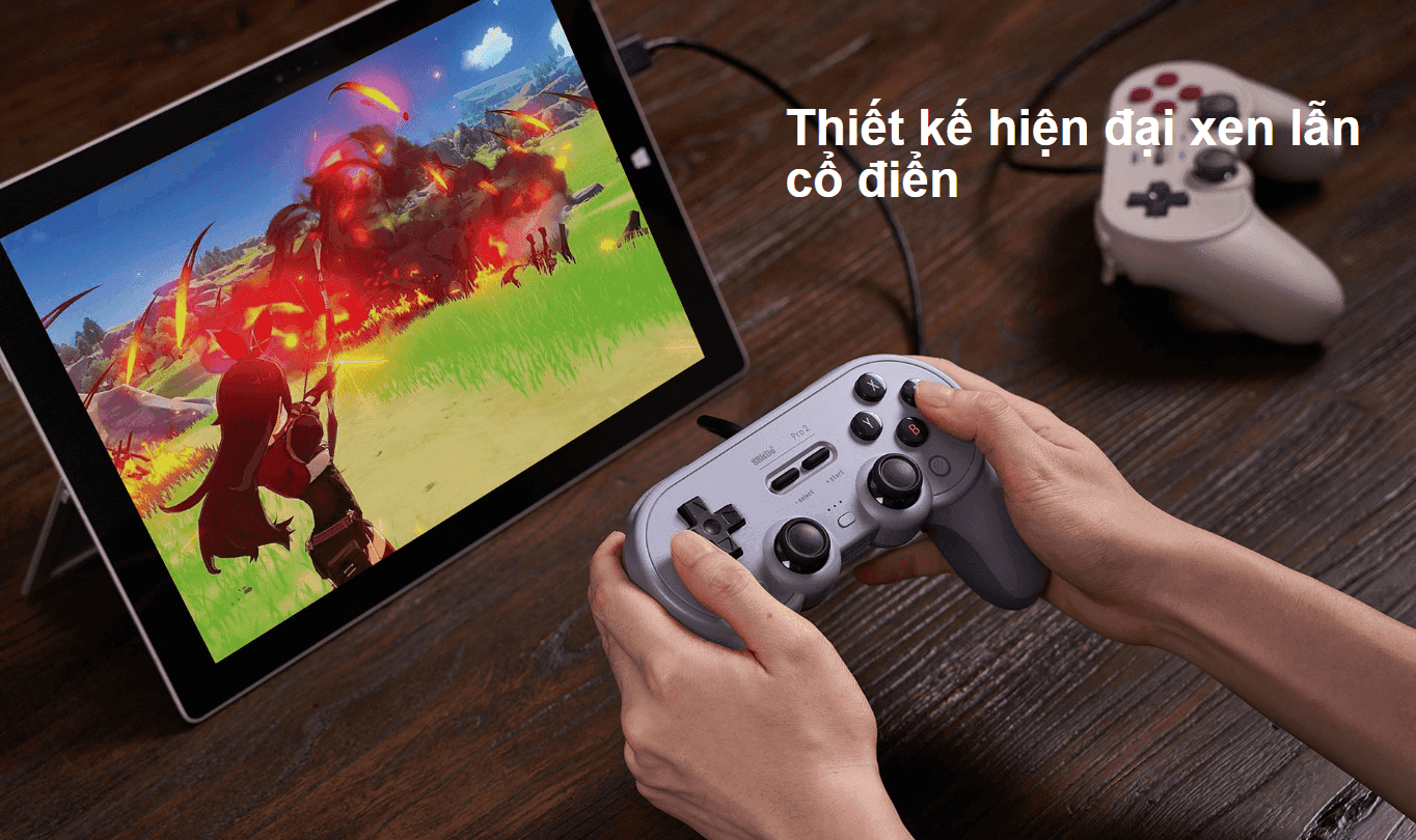 Tay cầm chơi game 8BitDo Pro 2 Wired Controller 2