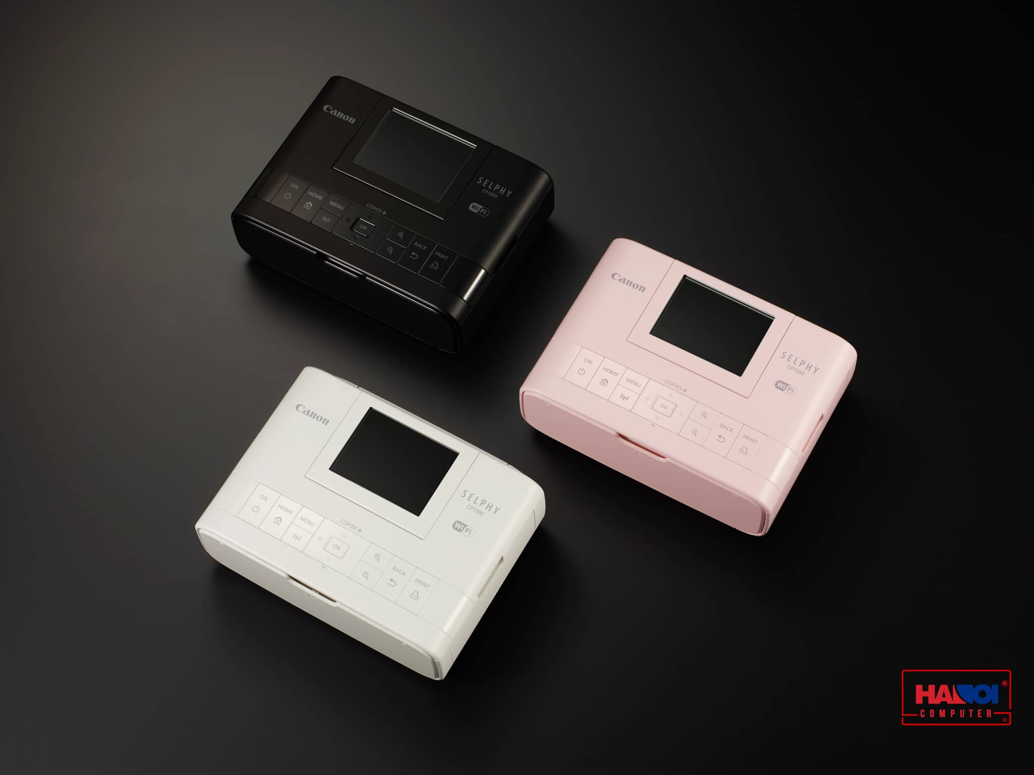 Máy in Canon SELPHY CP1300 (Máy in di động - In màu - Màu hồng)_001