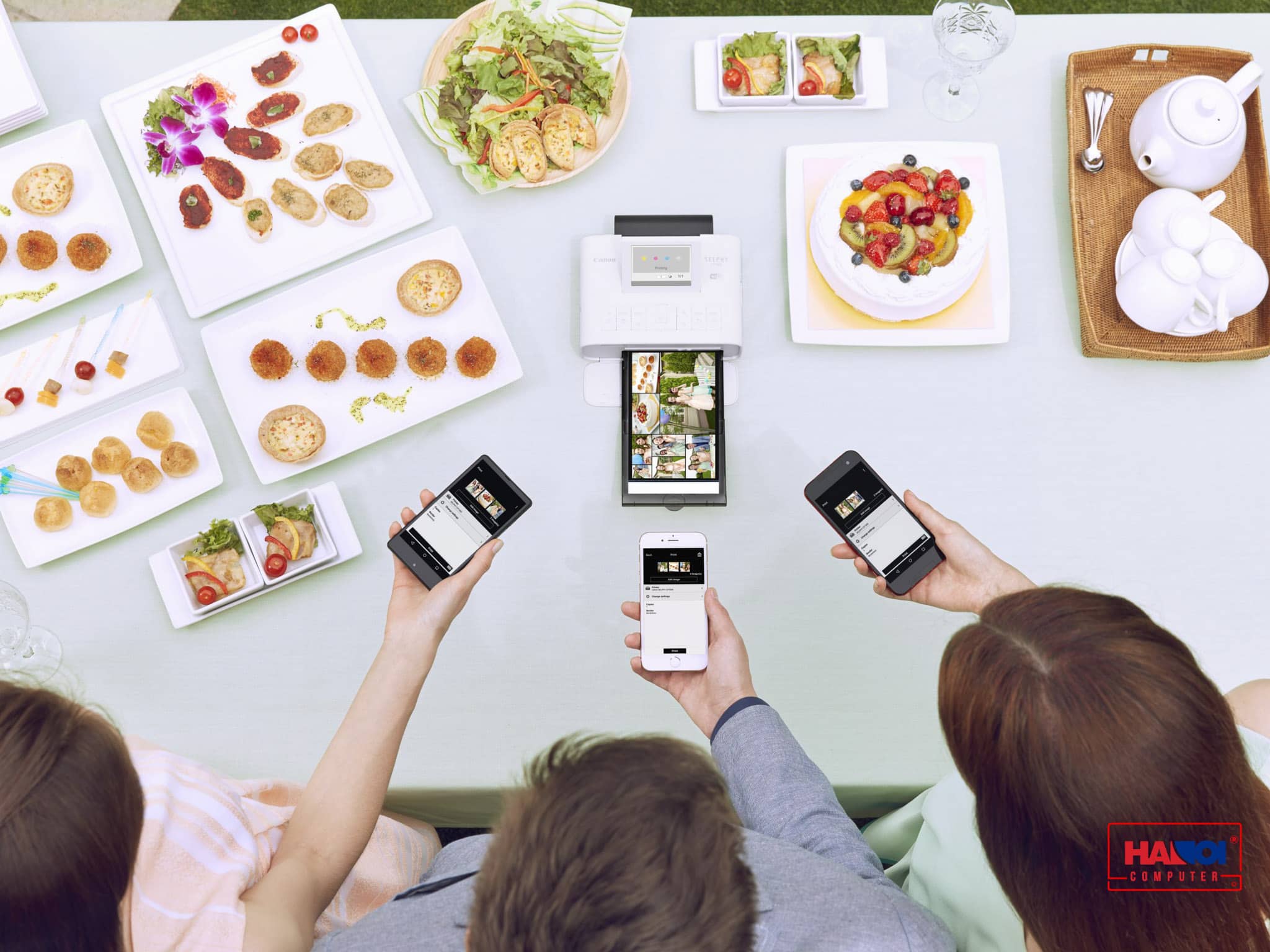 Máy in Canon SELPHY CP1300 (Máy in di động - In màu - Màu hồng)_002