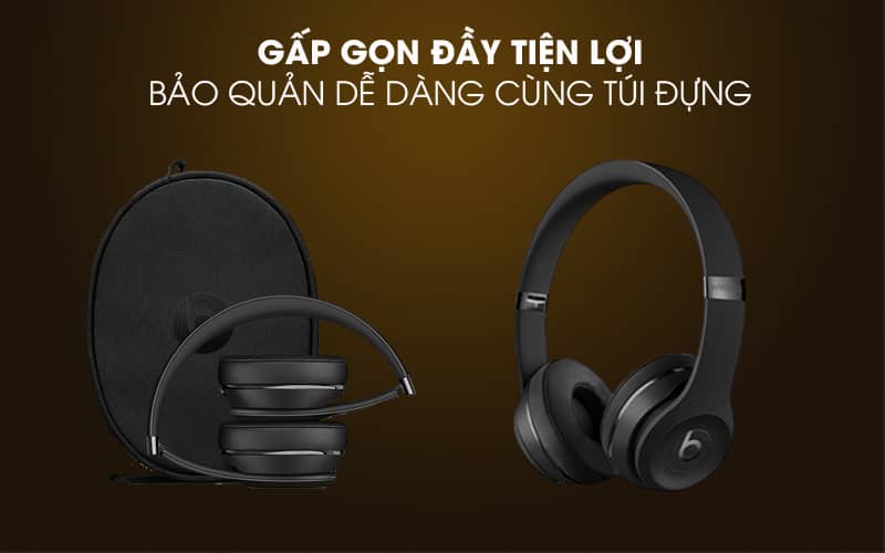 Tai Nghe Beats Solo3 Wireless màu Bạc - Cũ đẹp , không vỏ hộp, kèm túi vải, cáp sạc 2