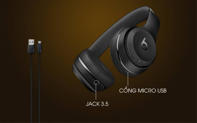 Tai Nghe Beats Solo3 Wireless màu Bạc - Cũ đẹp , không vỏ hộp, kèm túi vải, cáp sạc 5