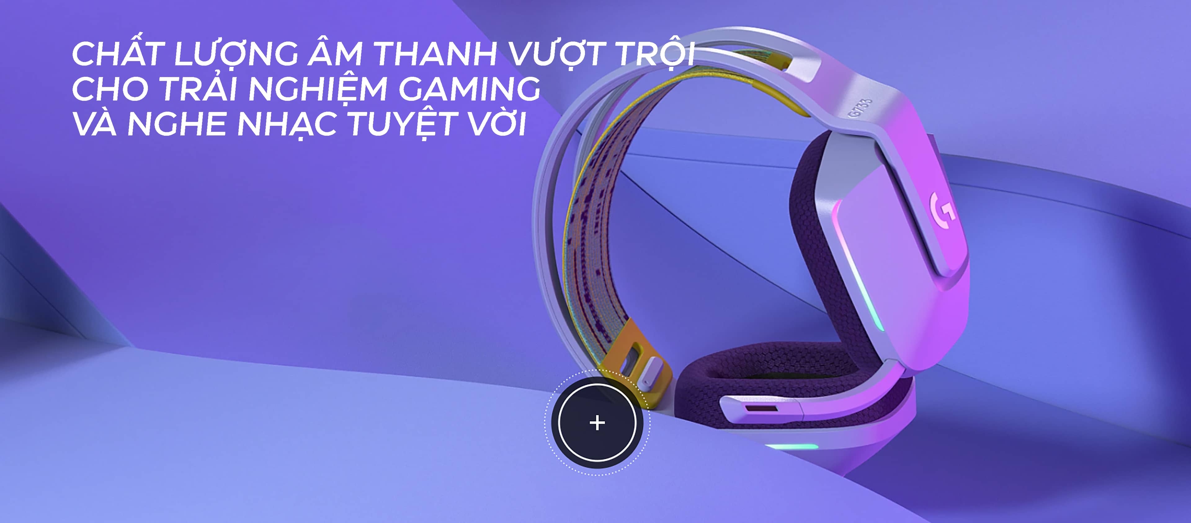 Tai nghe Gaming Logitech LIGHTSPEED G733 Wireless RGB