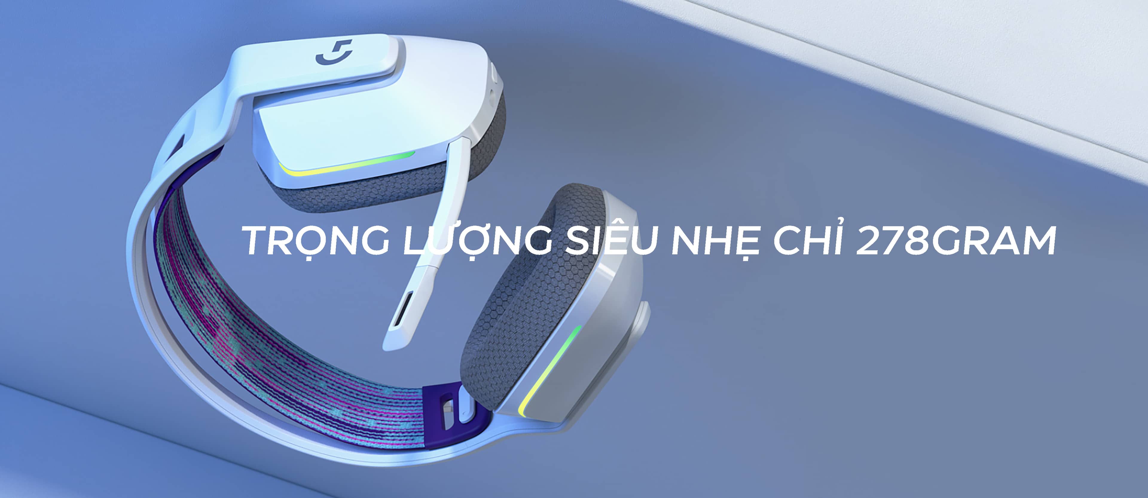 Tai nghe Gaming Logitech LIGHTSPEED G733 Wireless RGB