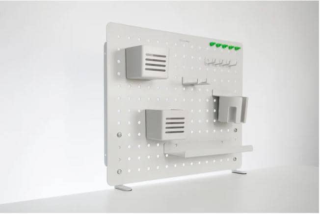 Giá/Bảng treo đồ đa năng Pegboard HyperWork PG-02 kẹp bàn, màu trắng 2